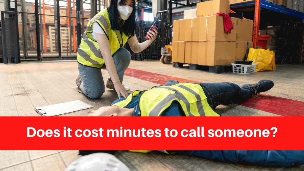 Does it cost minutes to call someone