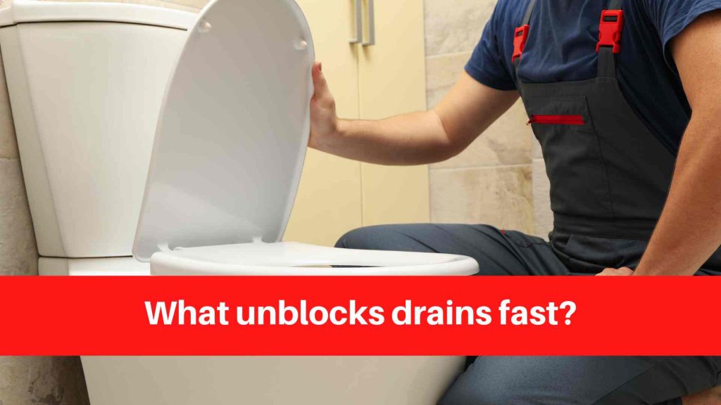 What unblocks drains fast